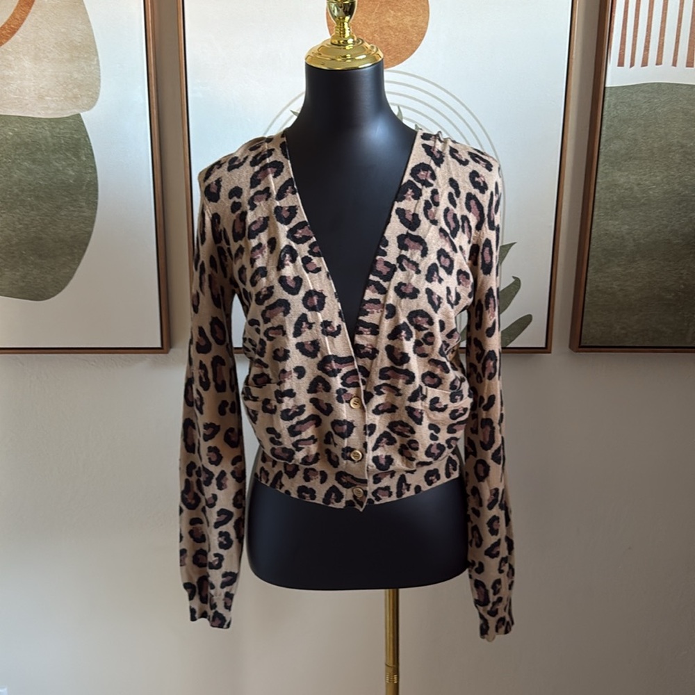 3/$10 BCBGMaxAzria Animal Print Sweater